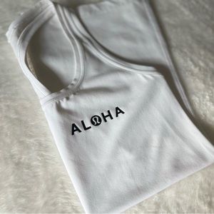 Lululemon rare ALOHA tank! Never worn and Hawaii stores no longer screen print!